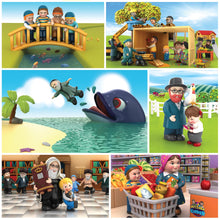 Load image into Gallery viewer, Yom Tov With The Mitzvah Kinder jewish Story Book Pages, Rosh Hashanah, Yom Kippur, Sukkos, Simchas Torah