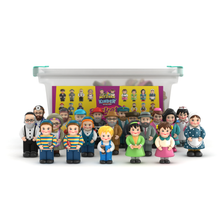 Load image into Gallery viewer, Mitzva Kinder Bucket #1 20 doll characters