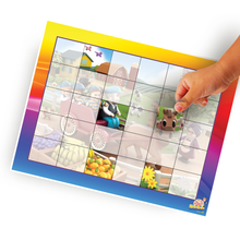 Load image into Gallery viewer, Mitzvah Kinder Sticker Puzzle Set - Farm