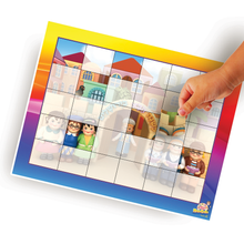 Load image into Gallery viewer, Mitzvah Kinder Sticker Puzzle Set - Jerusalem
