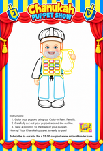 Load image into Gallery viewer, Kohen Gadol Chanukah Puppet