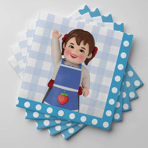 Mitzvah Kinder Premium Party Napkins - Milchig