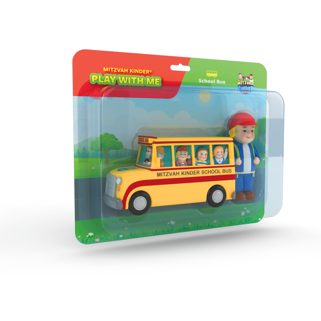 Mitzvah Kinder School Bus Set - Play With Me Series