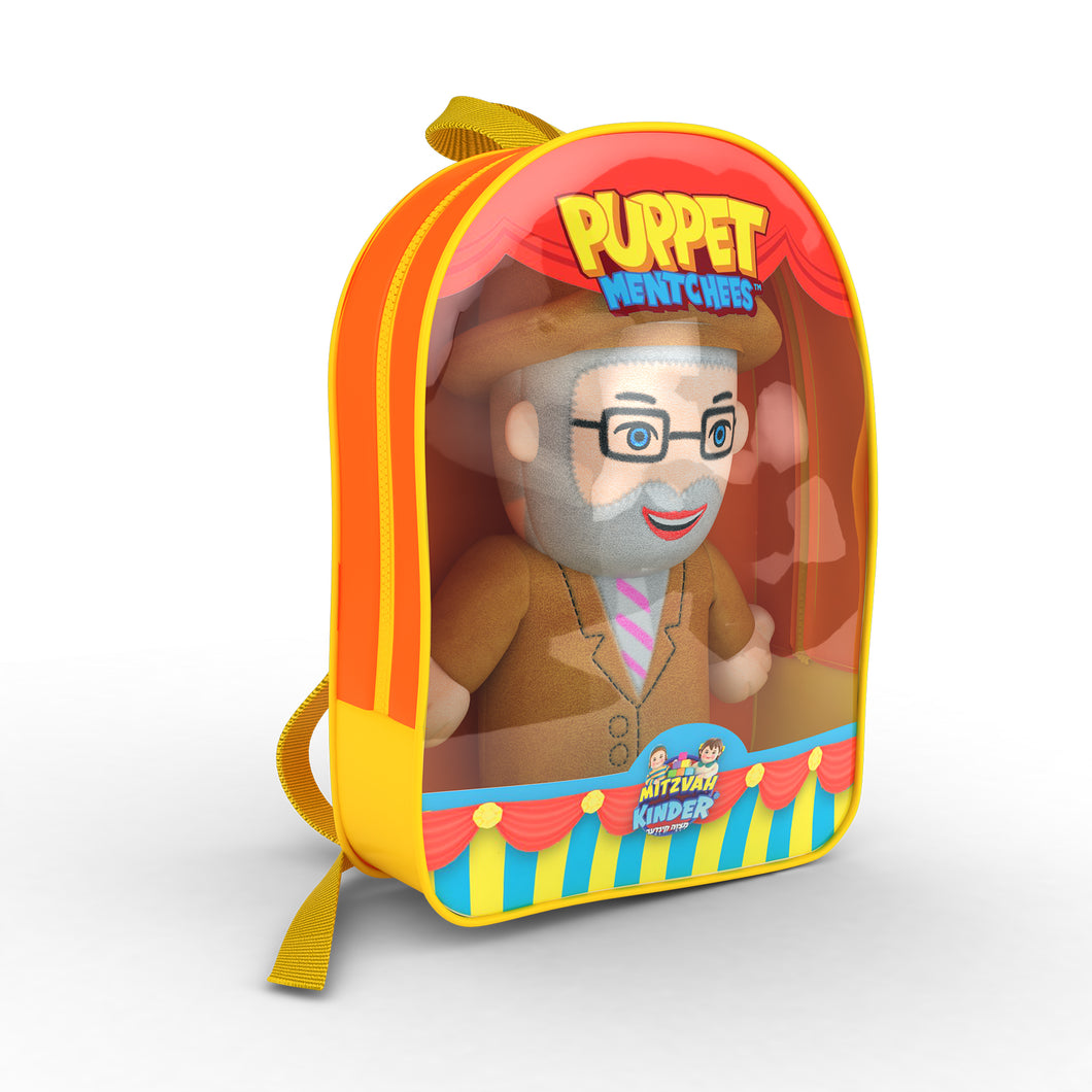 Mitzvah Kinder Puppet Mentchees in a Backpack - Mr. Kaplovsky