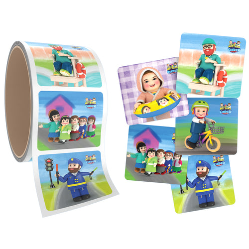 Mitzvah Smileys Stickers | Safety