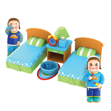 Load image into Gallery viewer, Mitzvah Kinder Bedroom Set yossi and yanky