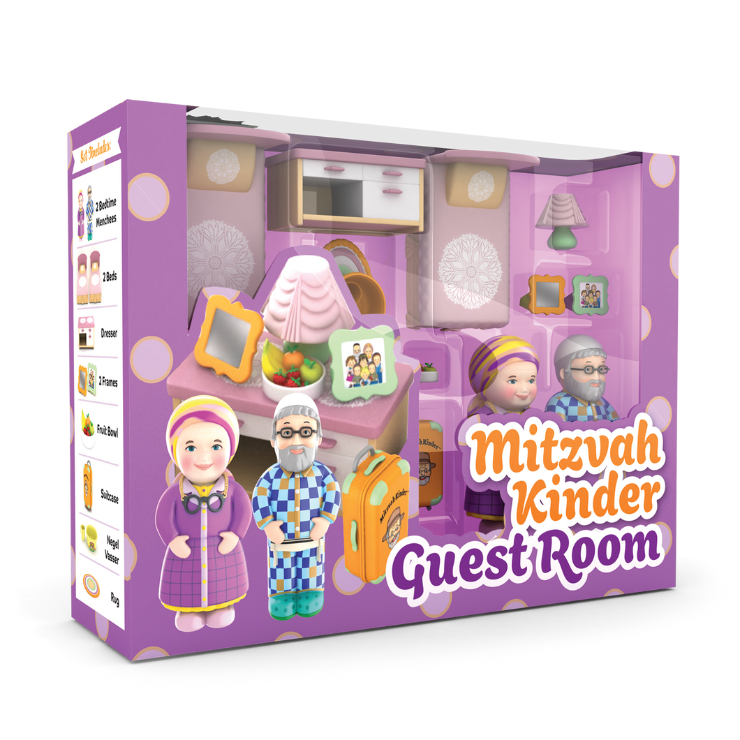 Mitzvah Kinder® Jewish Girls Bedroom Toy Set box