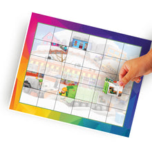 Load image into Gallery viewer, Mitzvah Kinder Sticker Puzzle - Snow Day