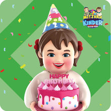 Load image into Gallery viewer, Mitzvah Smileys Stickers | Birthday Girl