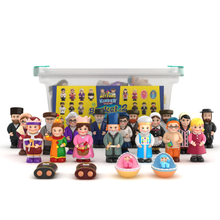 Load image into Gallery viewer, Mitzva Kinder Bucket #2 20 doll characters 2 torahs