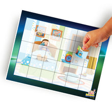 Load image into Gallery viewer, Mitzvah Kinder Sticker Puzzle Set - Good Night Theme