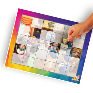 Mitzvah Kinder Sticker Puzzle Set - Shabbos Theme