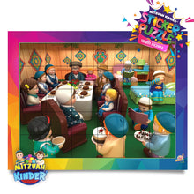 Load image into Gallery viewer, Mitzvah Kinder Sticker Puzzle Set - Sukkah Theme